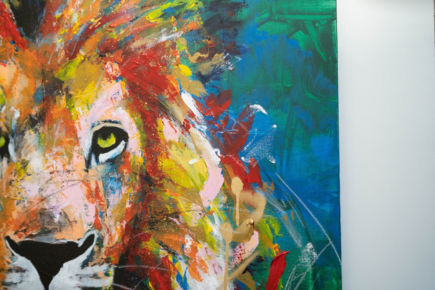 LION contemporary painting art
