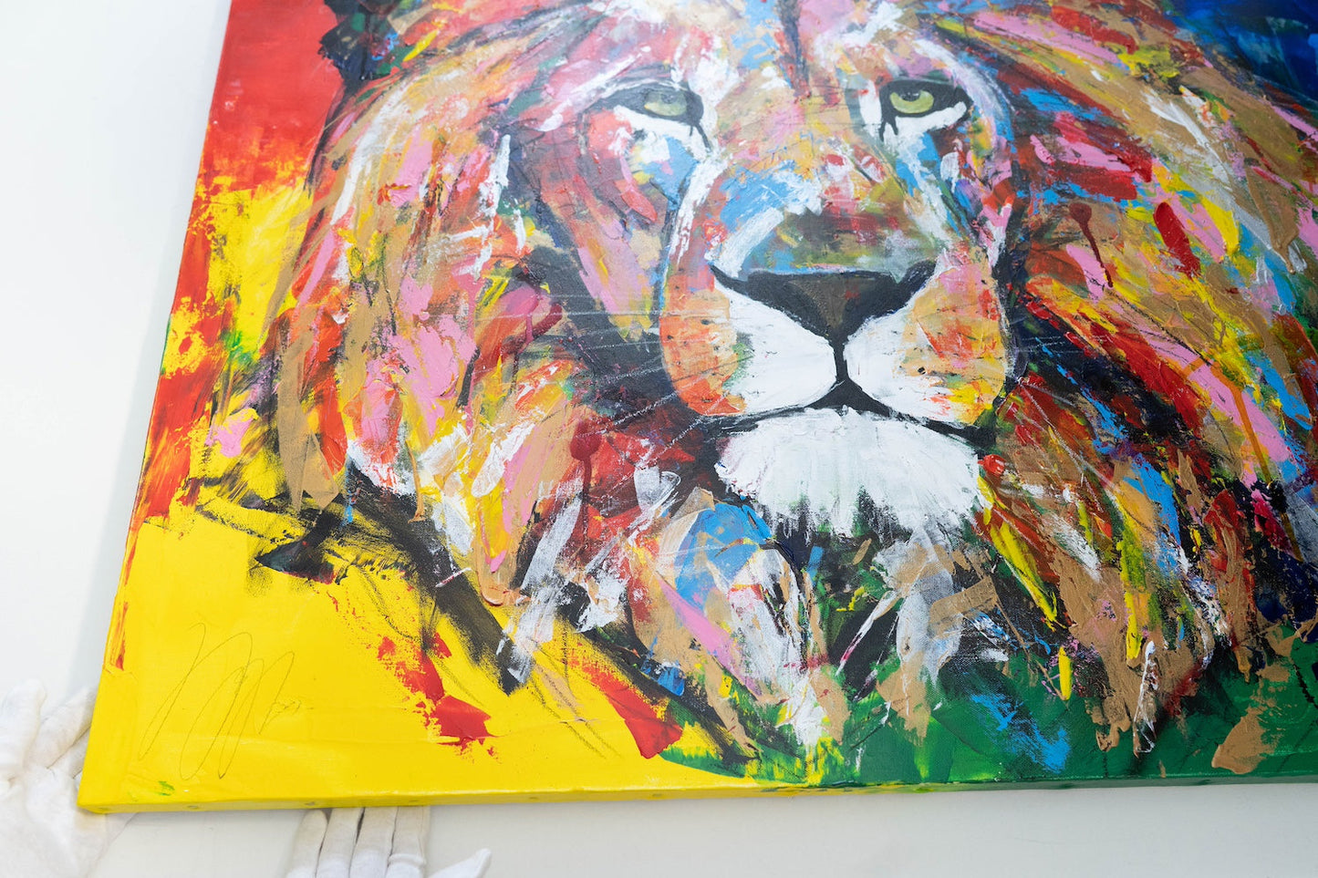 LION contemporary painting art