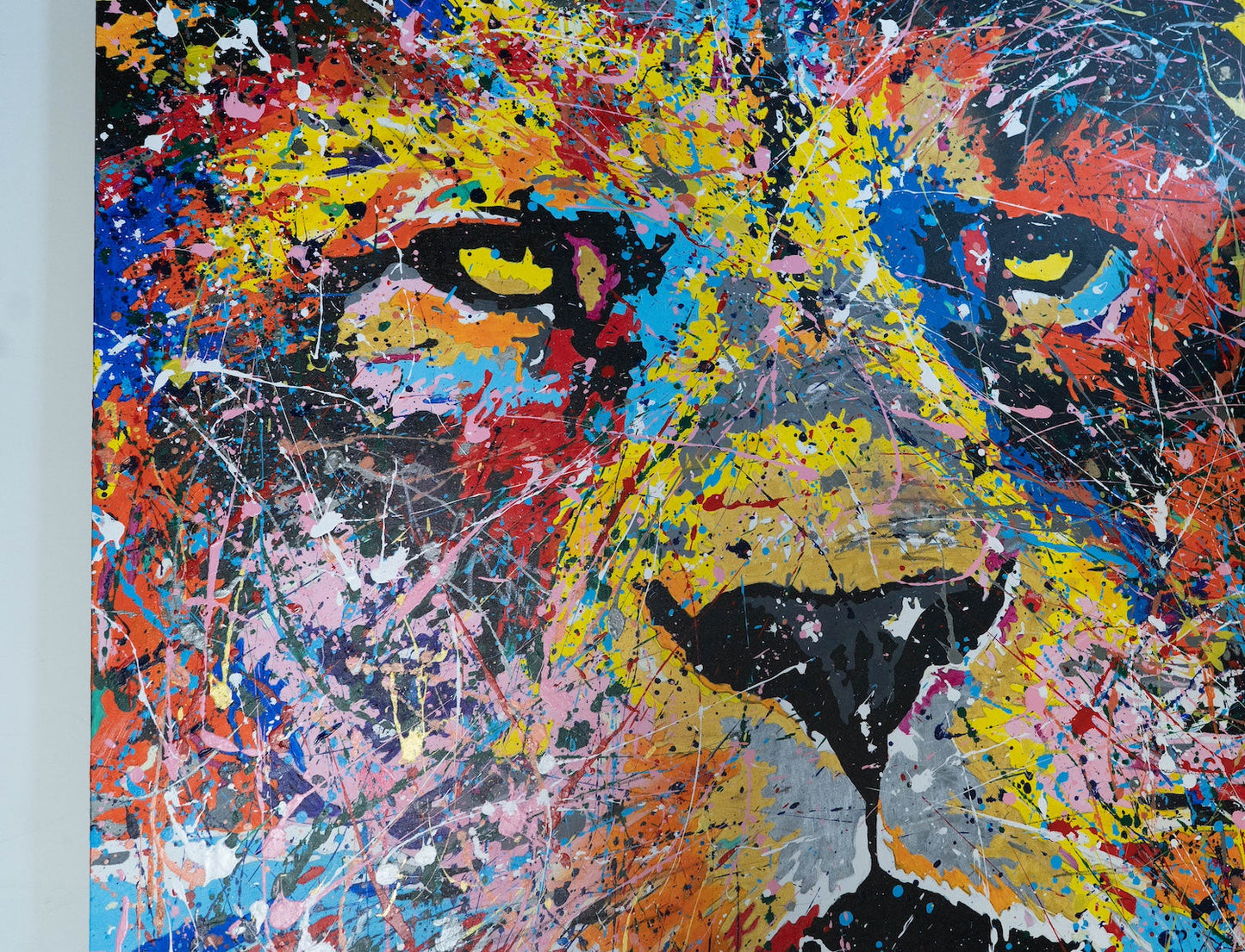 LION contemporary painting art