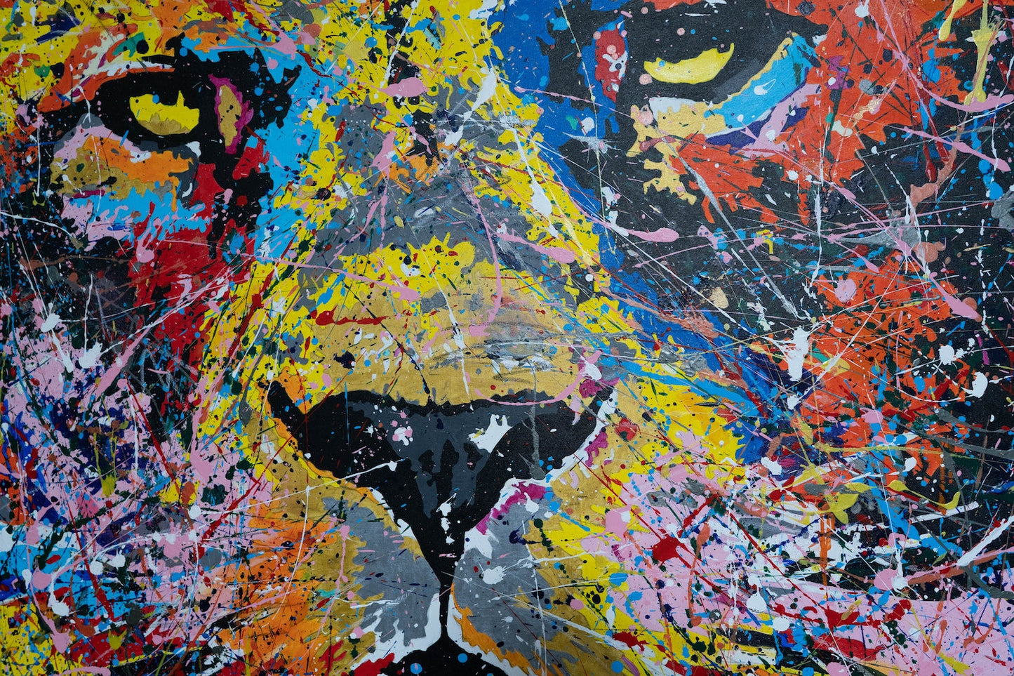 LION contemporary painting art