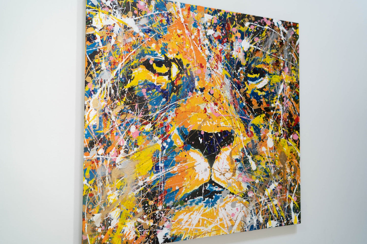 LION (multi color edition) contemporary painting art