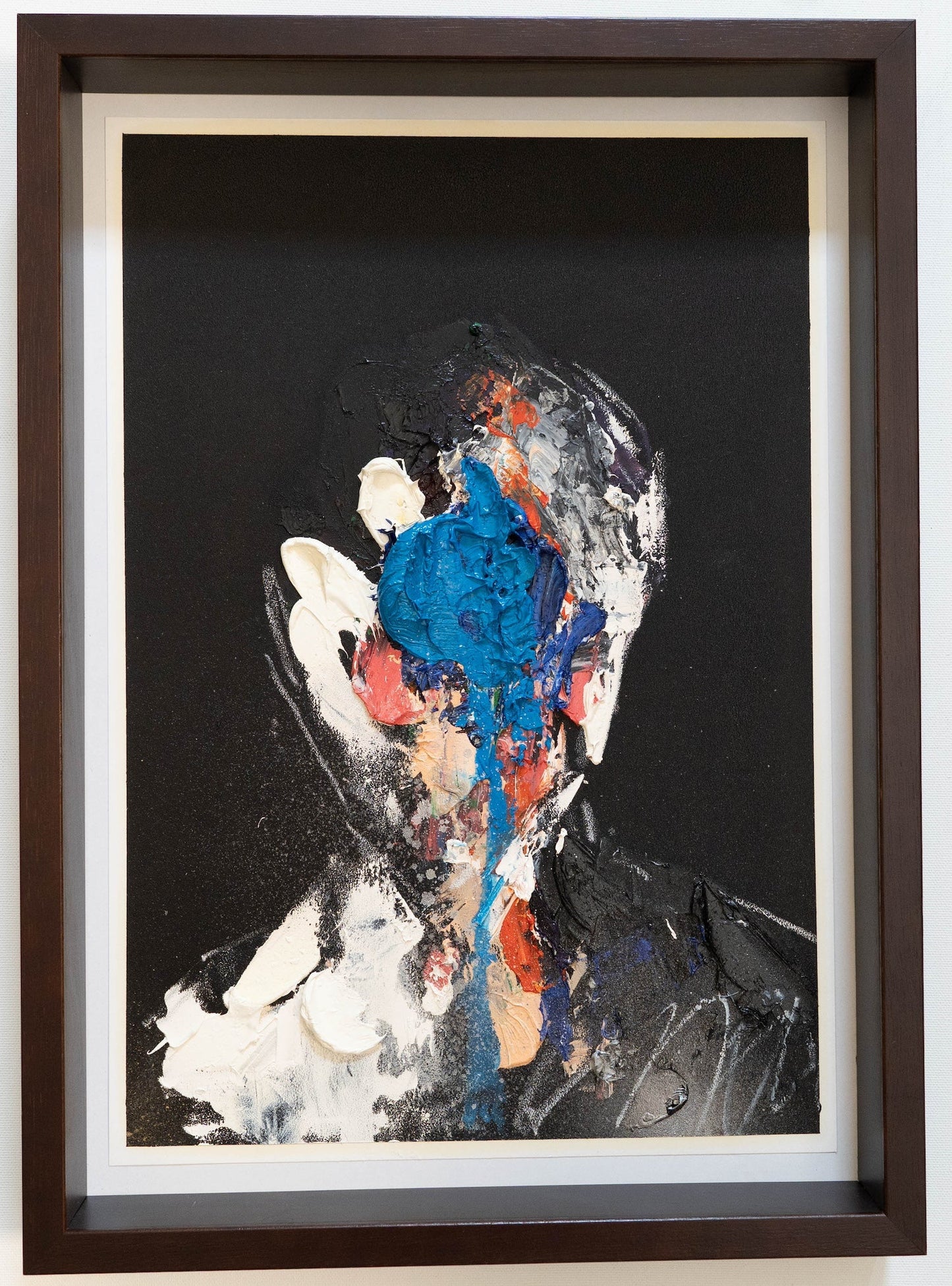 mirror series English Blue Portrait work contemporary painting art