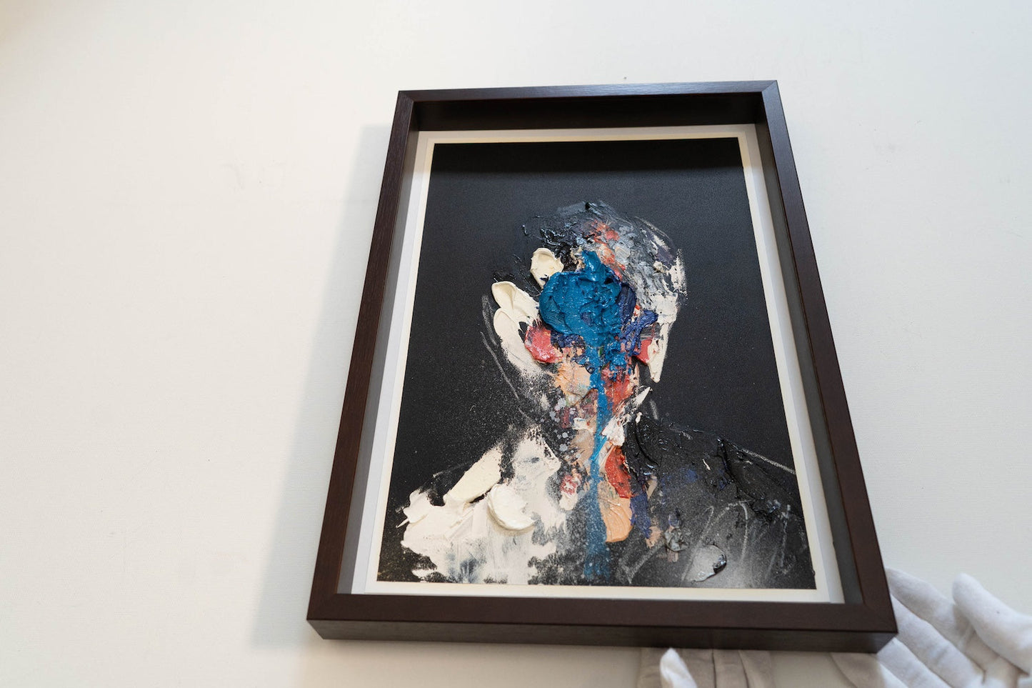 mirror series English Blue Portrait work contemporary painting art