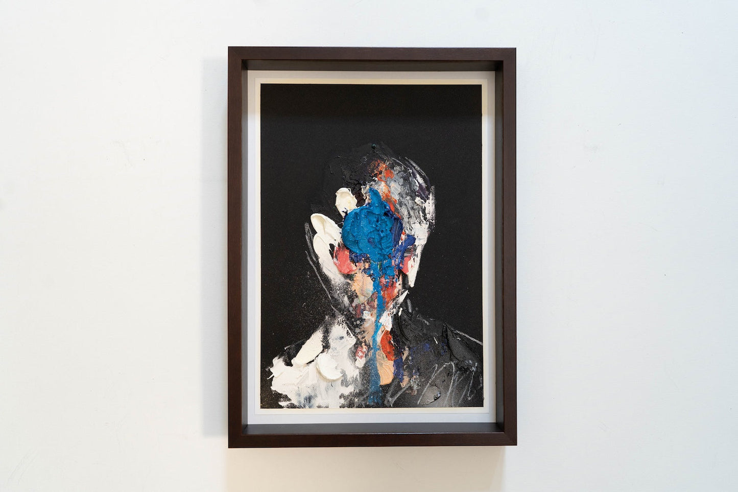mirror series English Blue Portrait work contemporary painting art