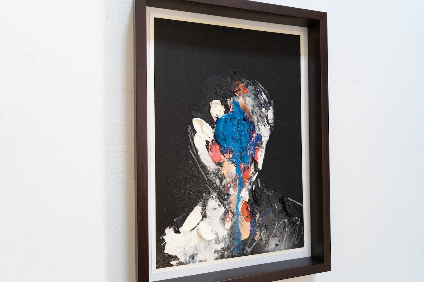 mirror series English Blue Portrait work contemporary painting art