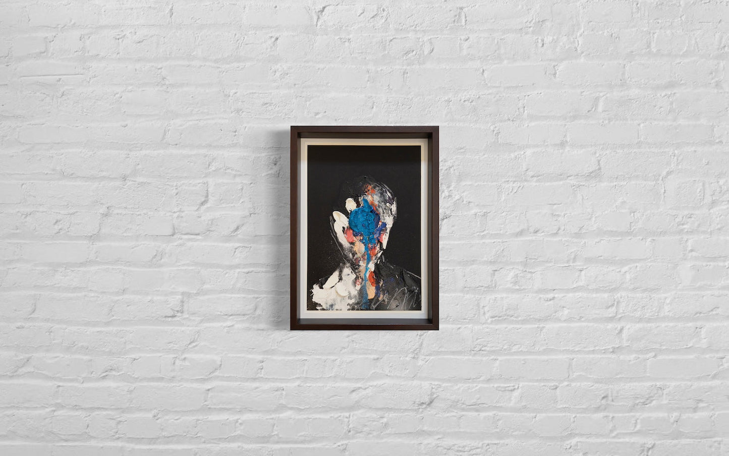 mirror series English Blue Portrait work contemporary painting art