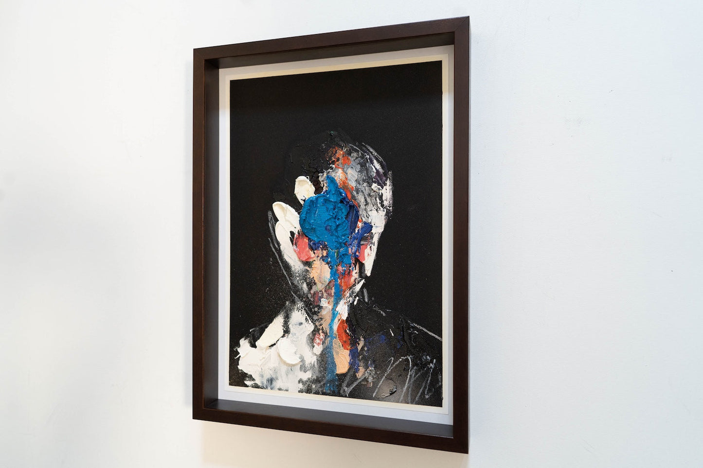 mirror series English Blue Portrait work contemporary painting art