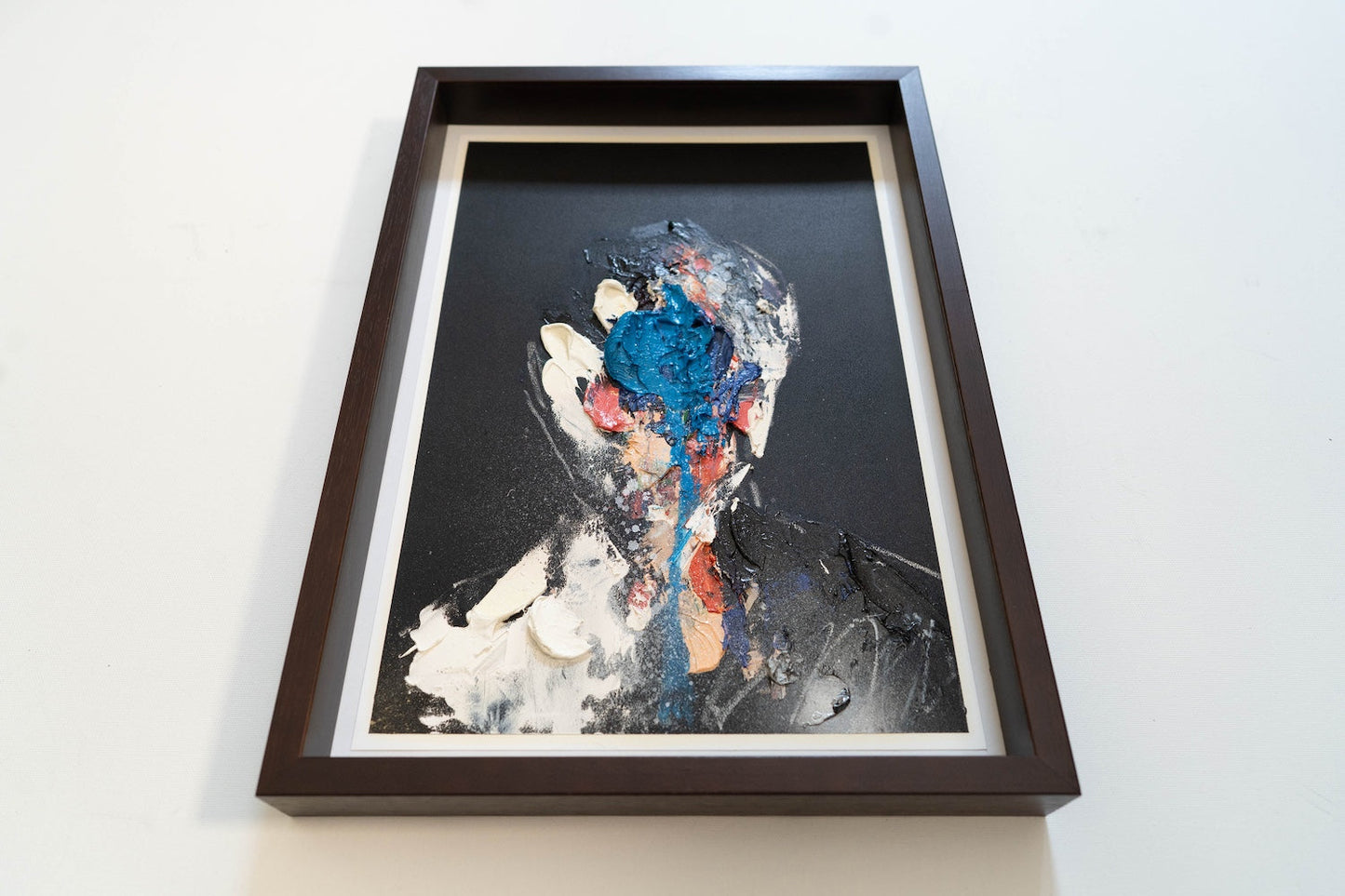mirror series English Blue Portrait work contemporary painting art