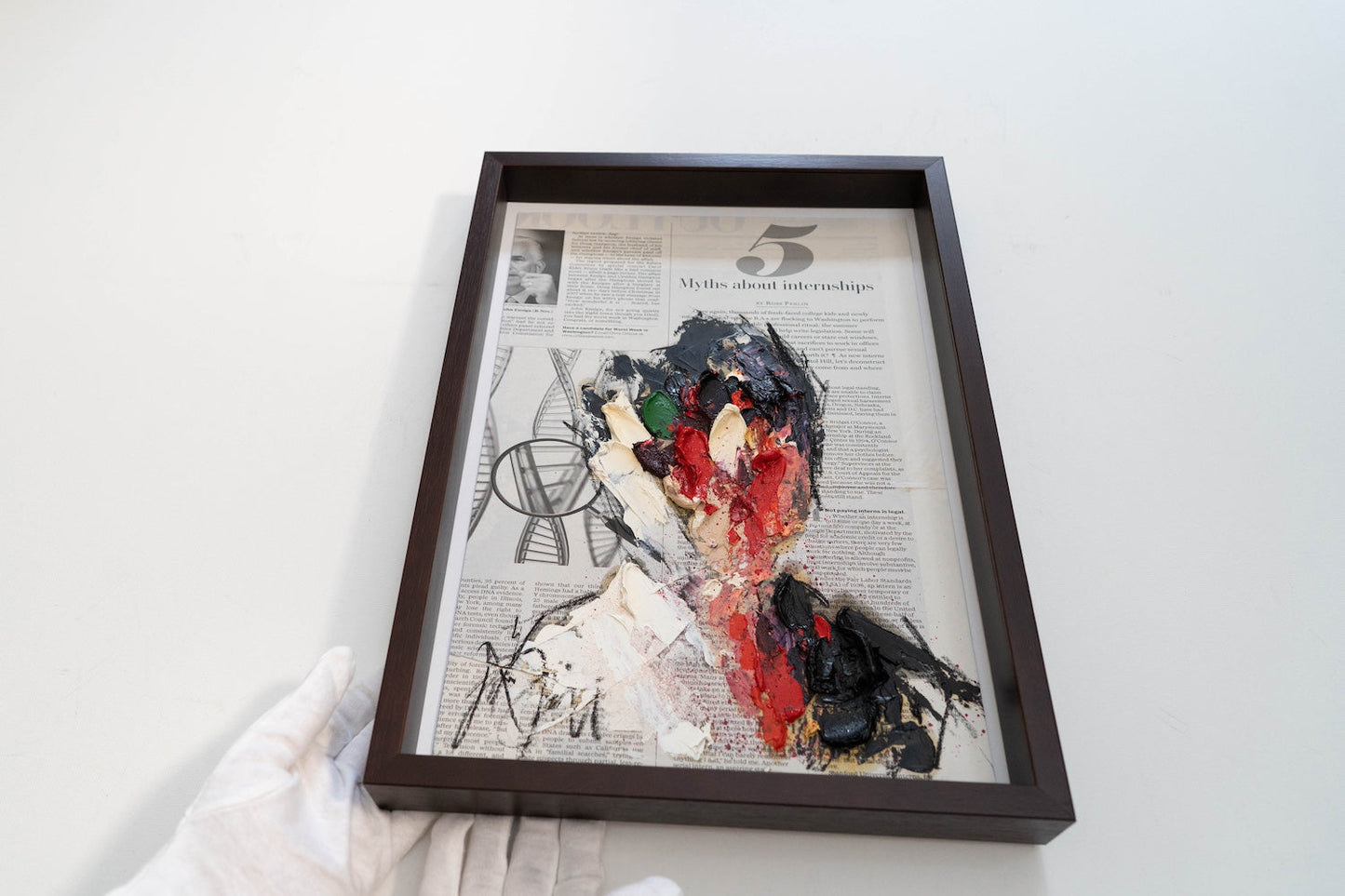 mirror series No,5 Portrait work contemporary painting art