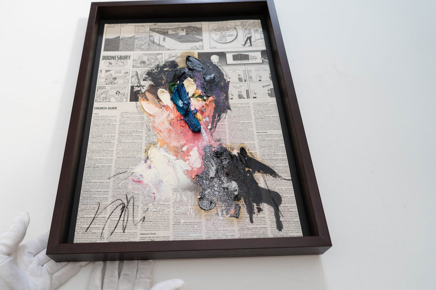 mirror series UNTITLED Portrait (Large size) contemporary painting art