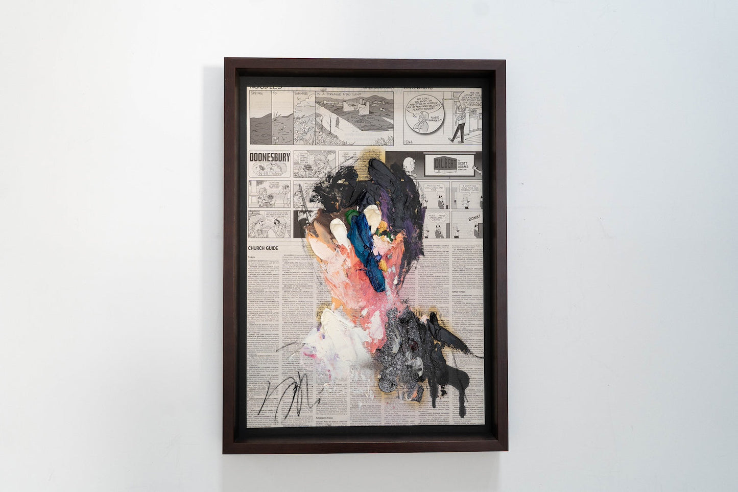 mirror series UNTITLED Portrait (Large size) contemporary painting art