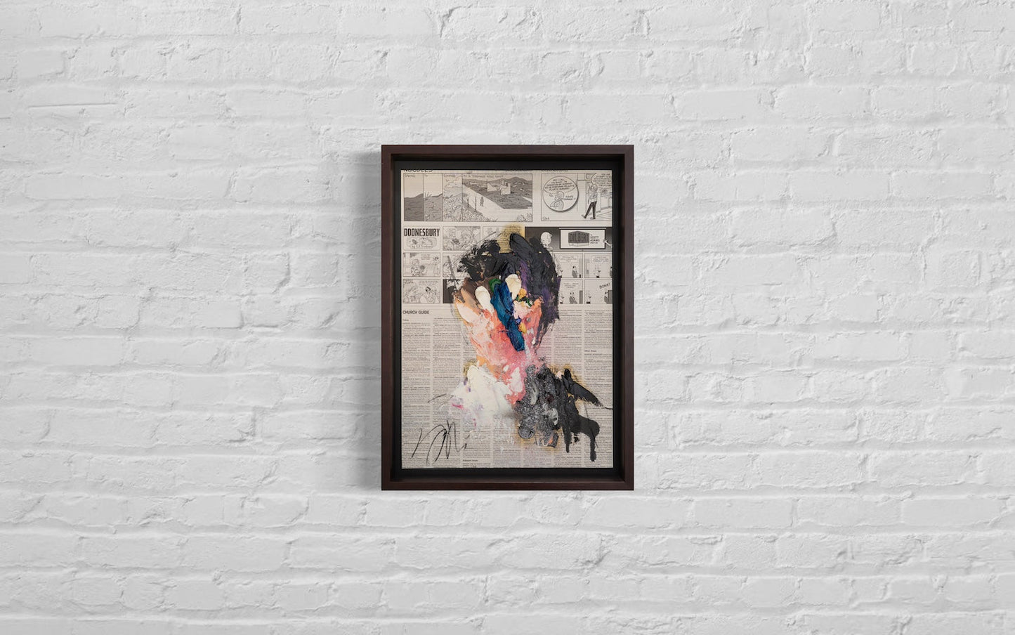 mirror series UNTITLED Portrait (Large size) contemporary painting art