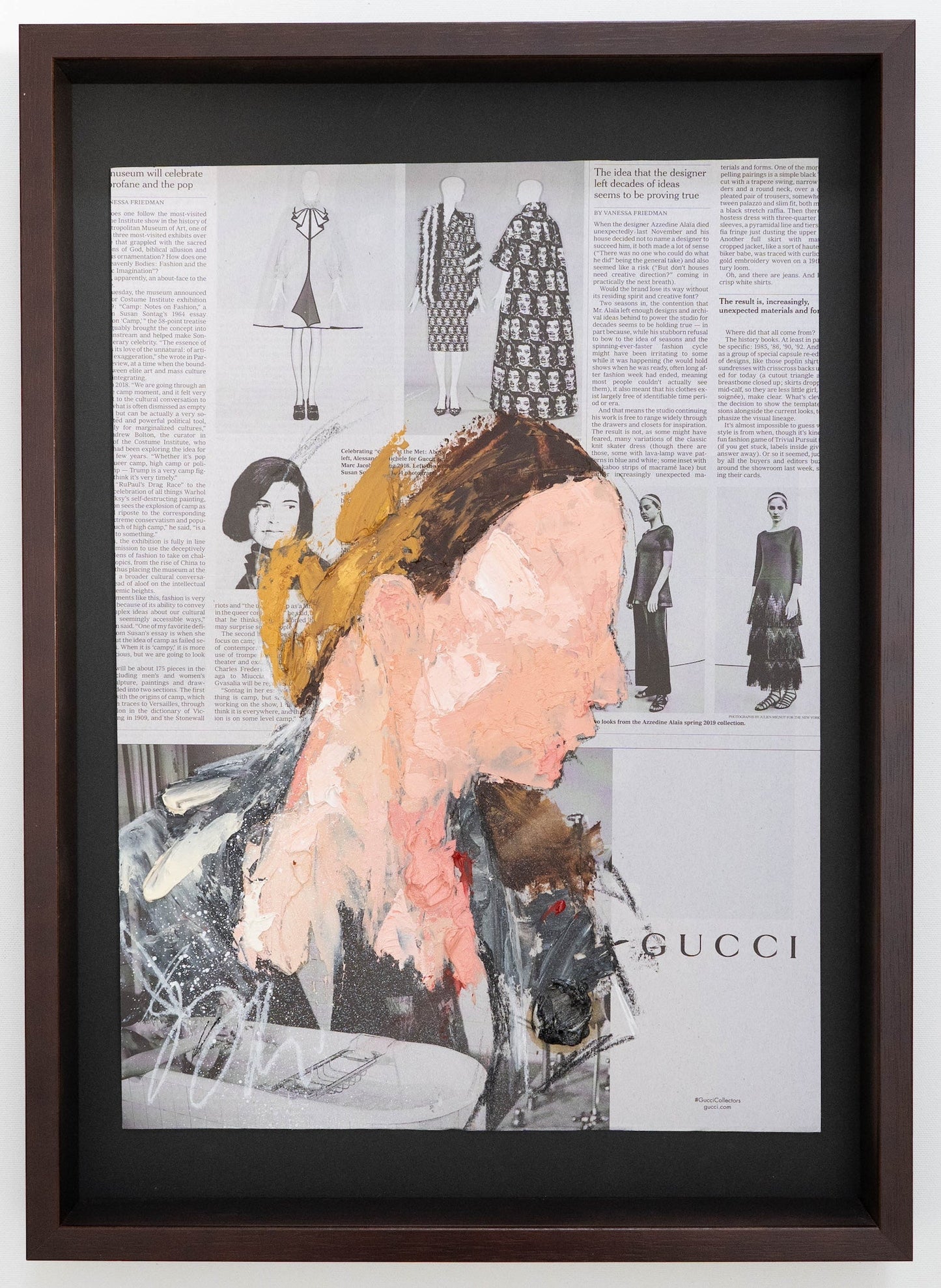 mirror series UNTITLED Portrait (Large size) contemporary painting art