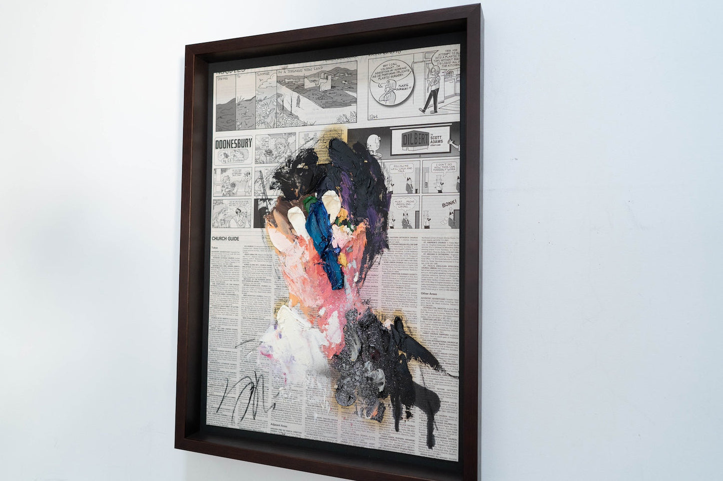 mirror series UNTITLED Portrait (Large size) contemporary painting art