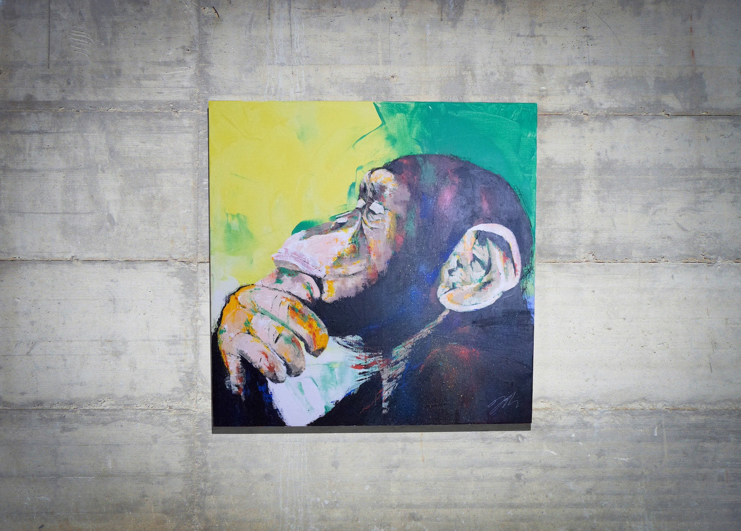 Monkey contemporary painting art