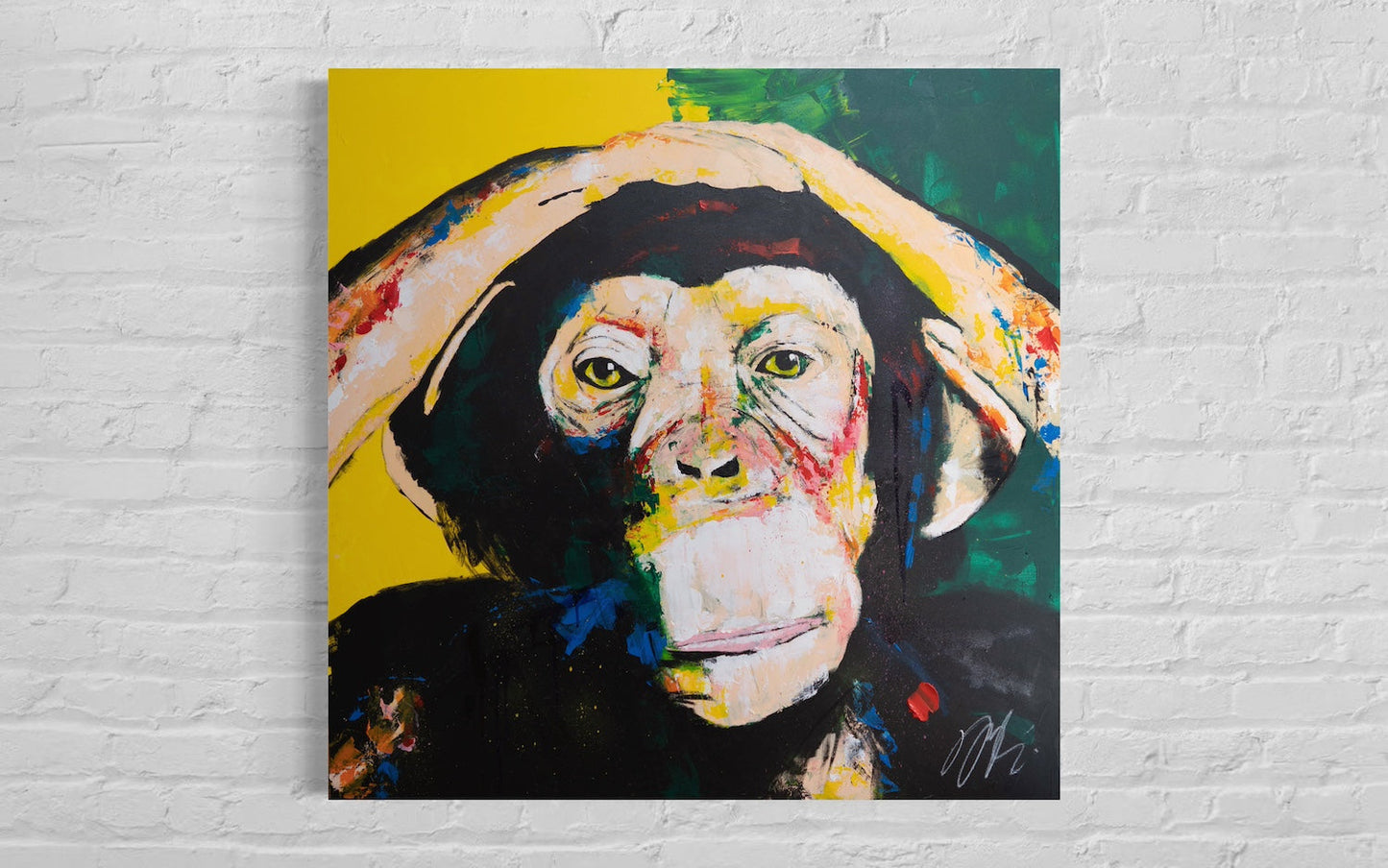 Monkey contemporary painting art