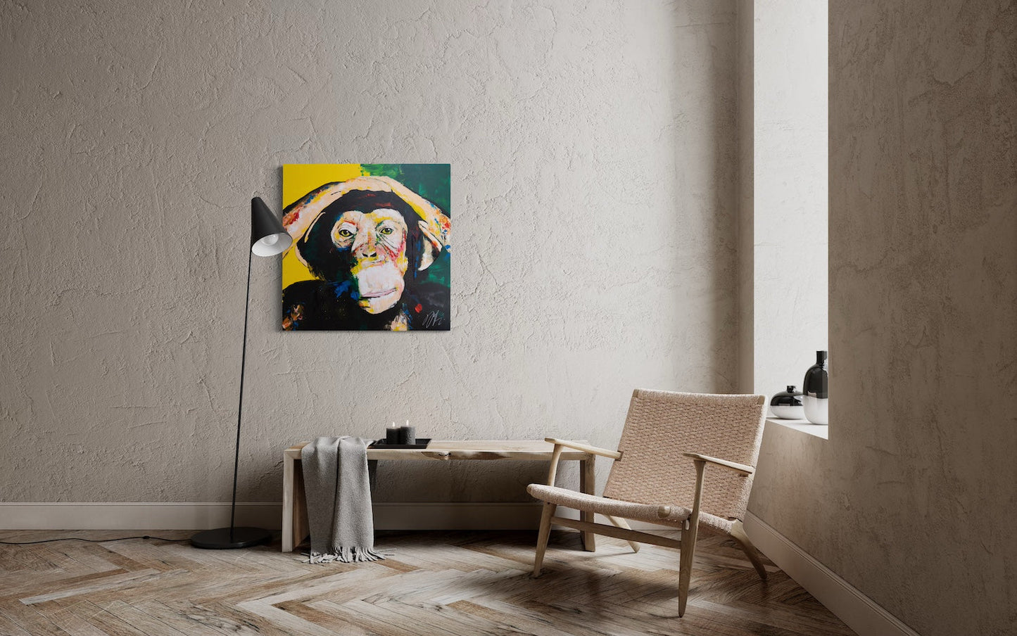 Monkey contemporary painting art