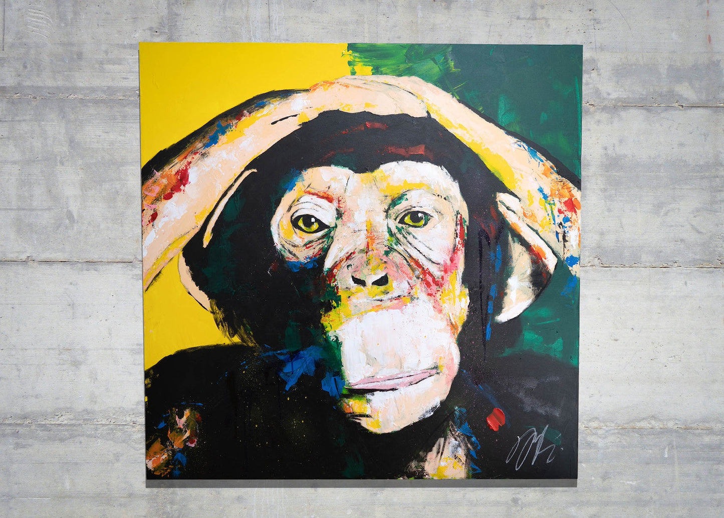 Monkey contemporary painting art