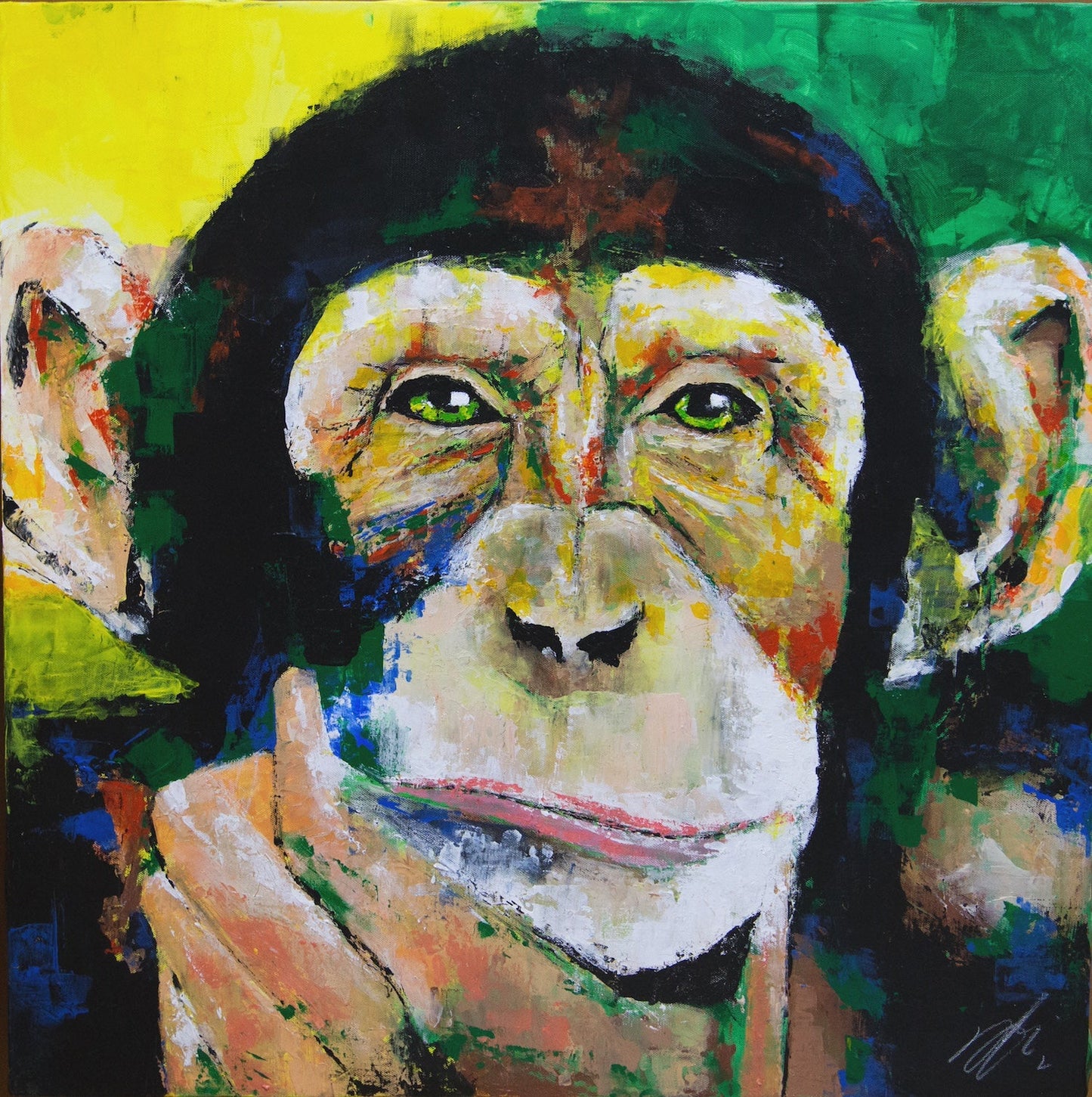 Monkey contemporary painting art