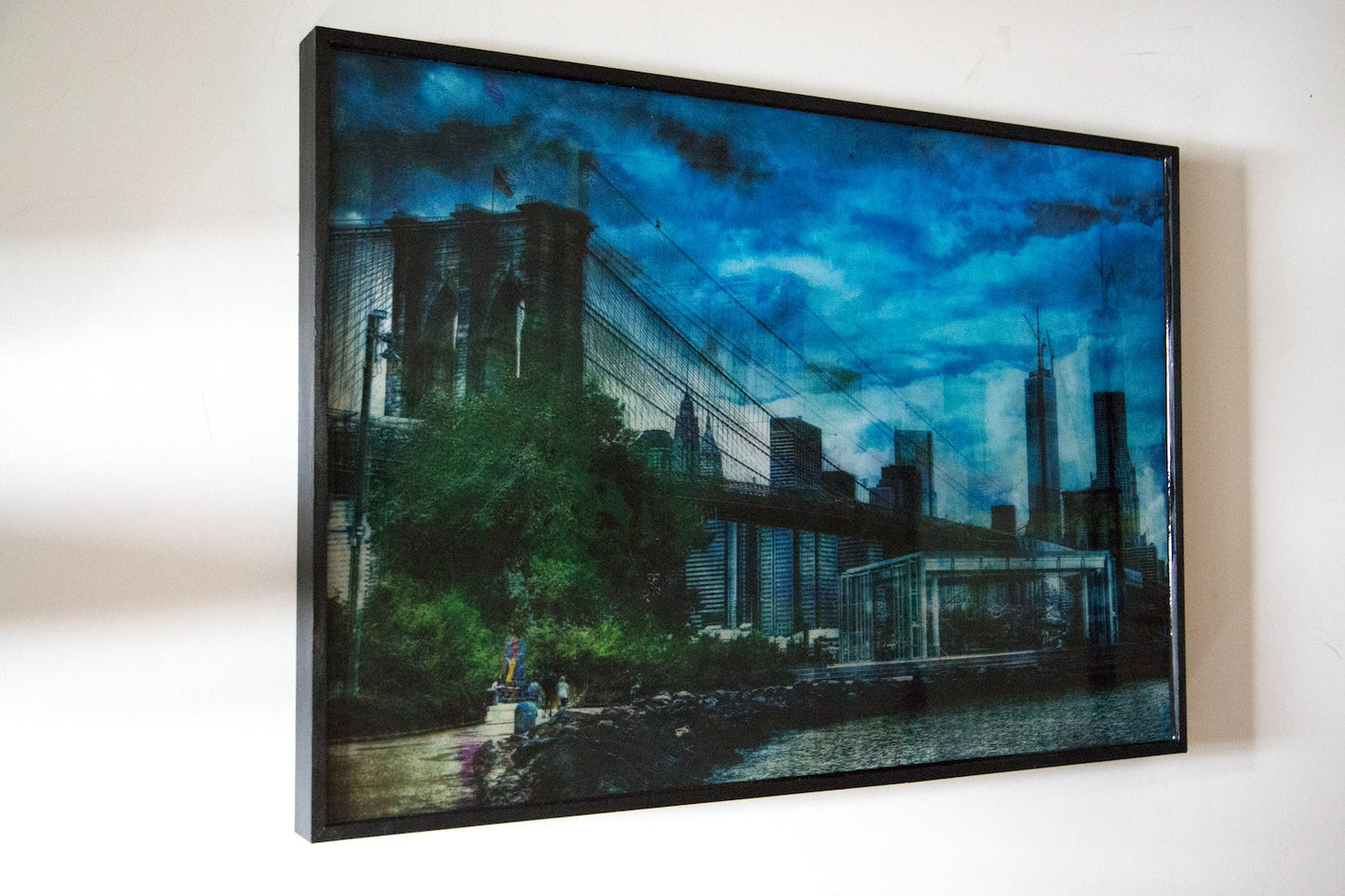 New York Brooklyn Bridge contemporary painting art