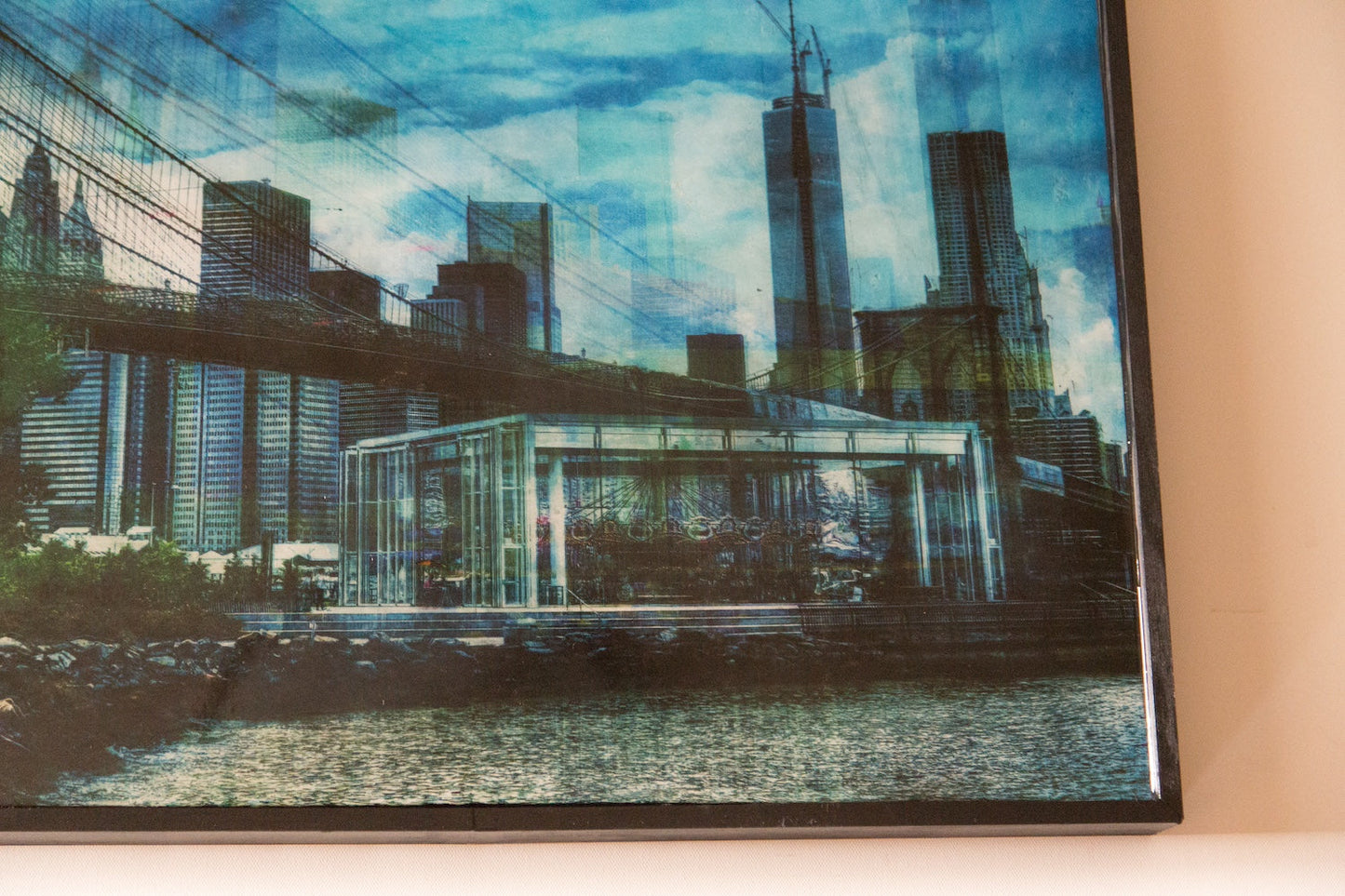 New York Brooklyn Bridge contemporary painting art
