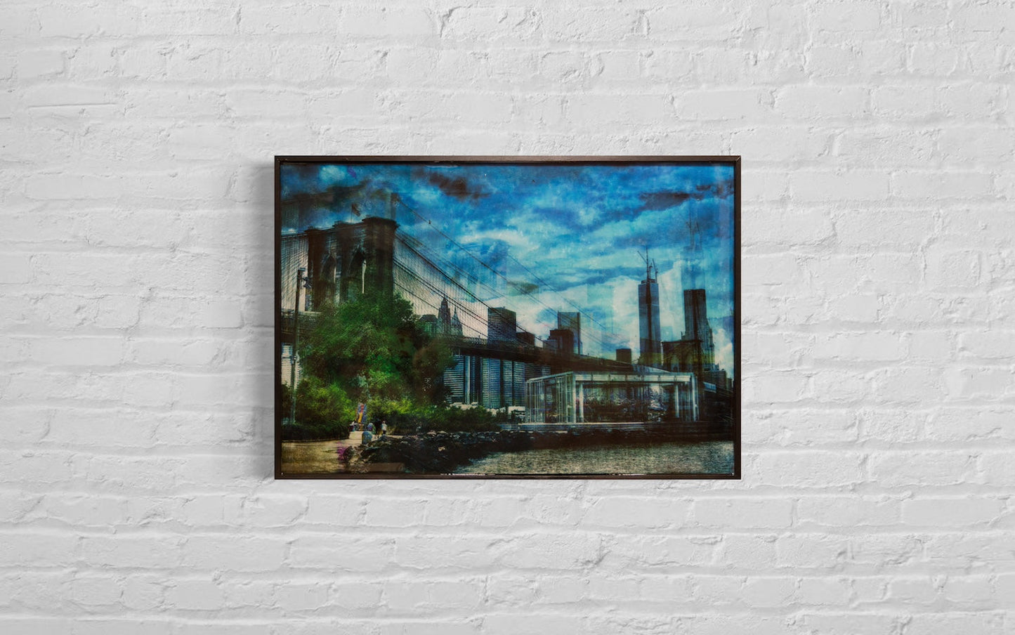 New York Brooklyn Bridge contemporary painting art