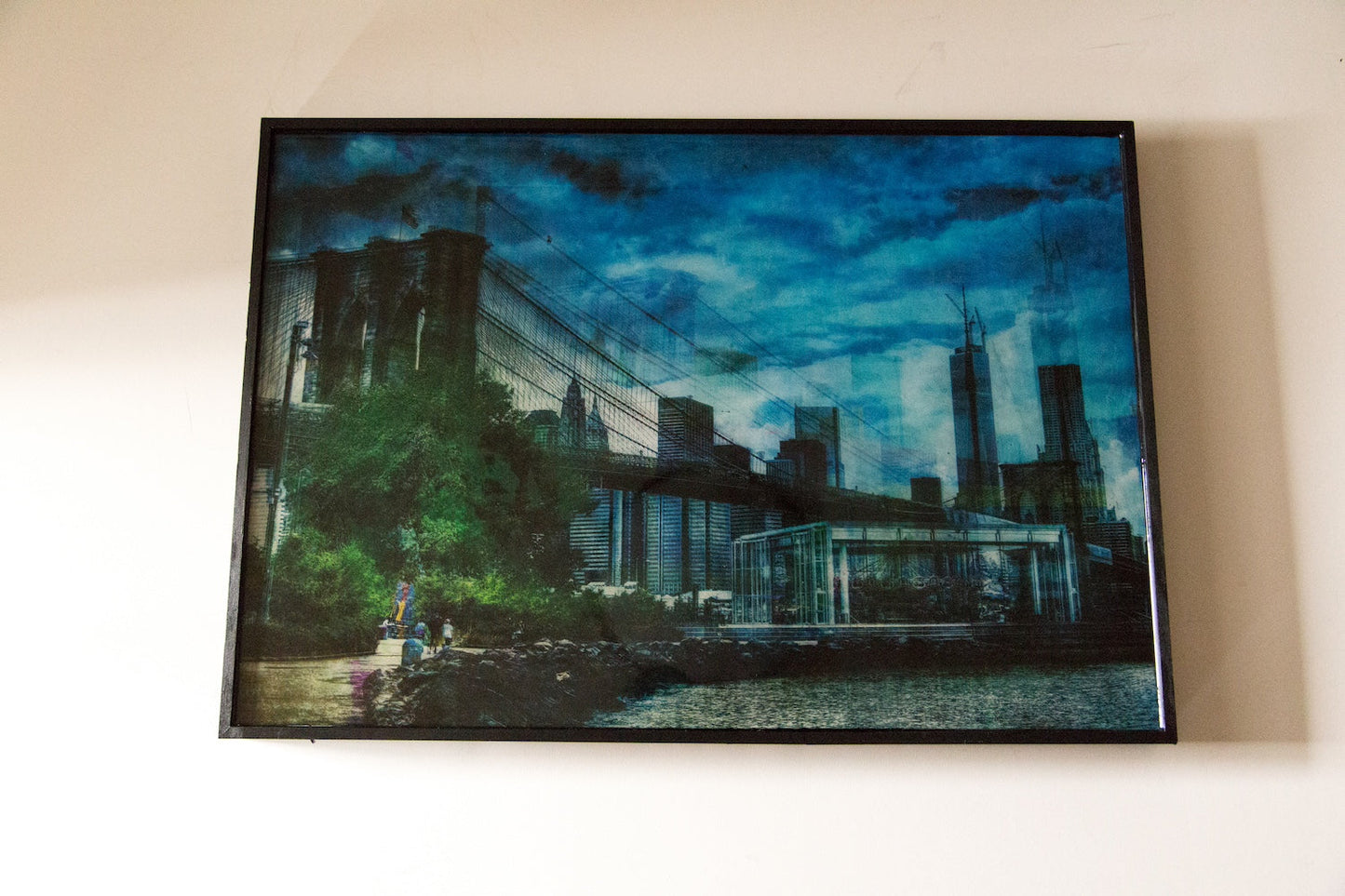New York Brooklyn Bridge contemporary painting art