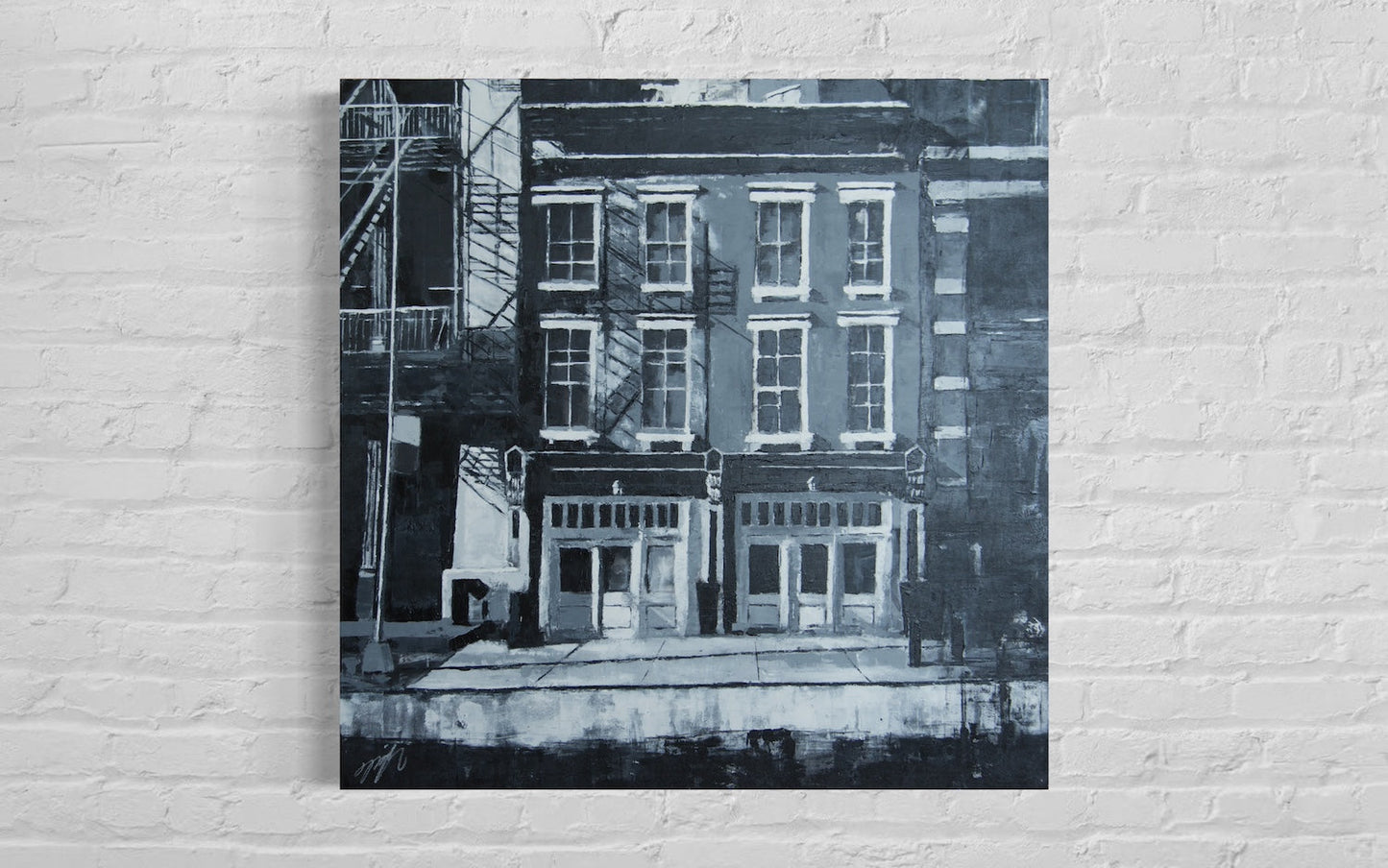 New York city scape composition #11 contemporary painting art
