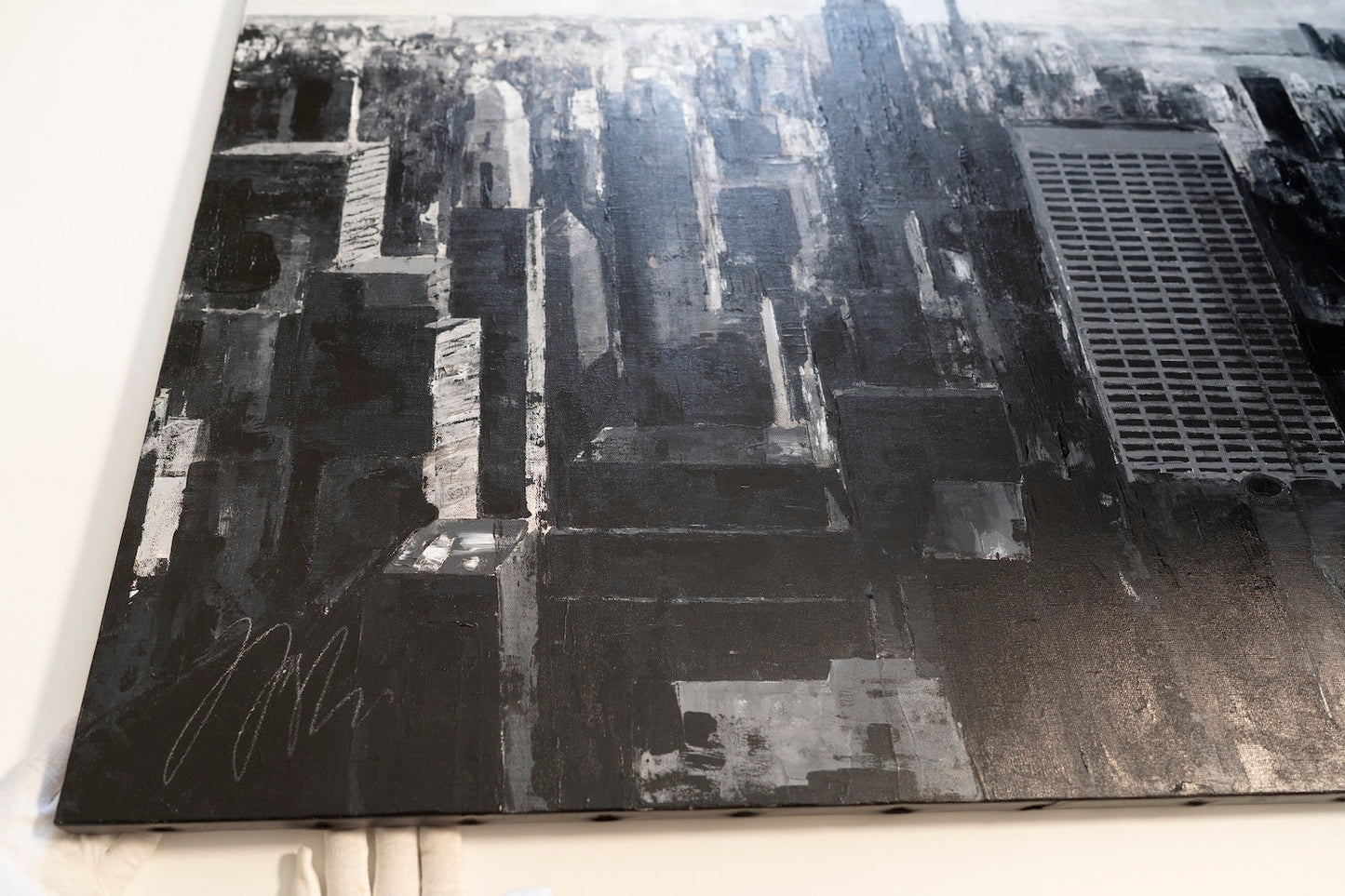 New York city scape composition #15 contemporary painting art