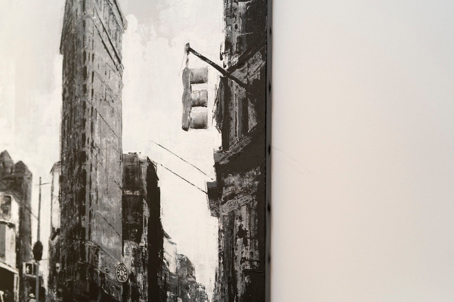 New York city scape composition #16 contemporary painting art