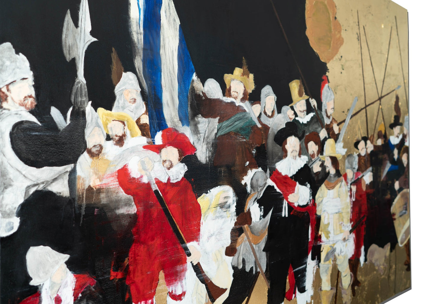 Night Watch contemporary after Rembrandt contemporary painting art