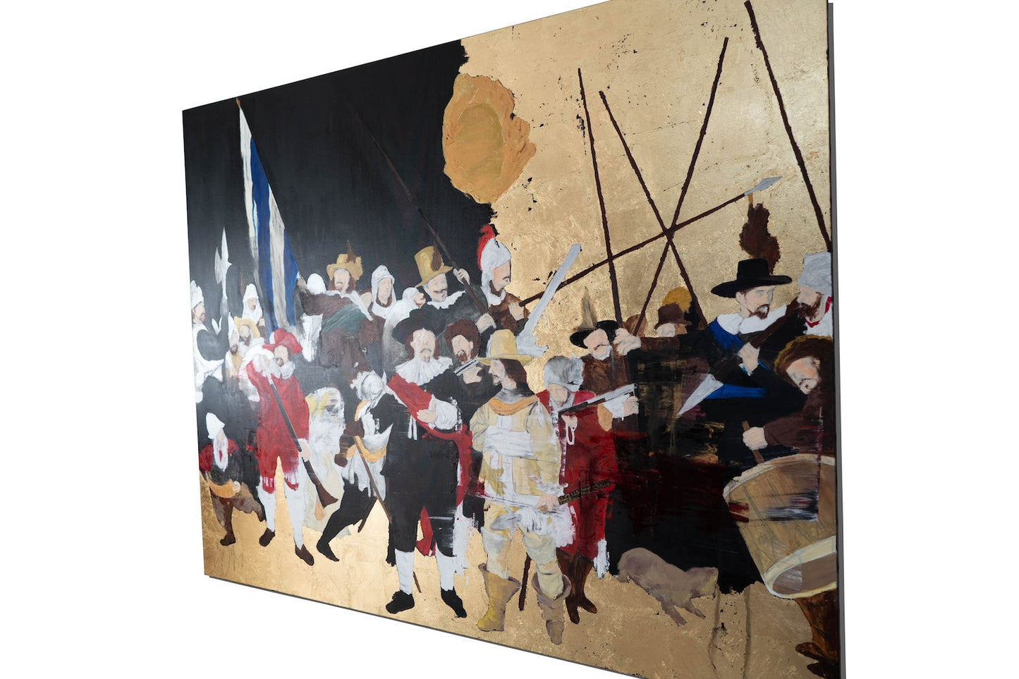 Night Watch contemporary after Rembrandt contemporary painting art