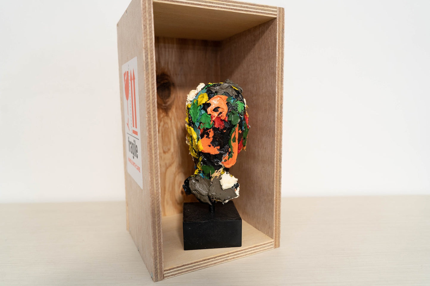 Orange contemporary painting art