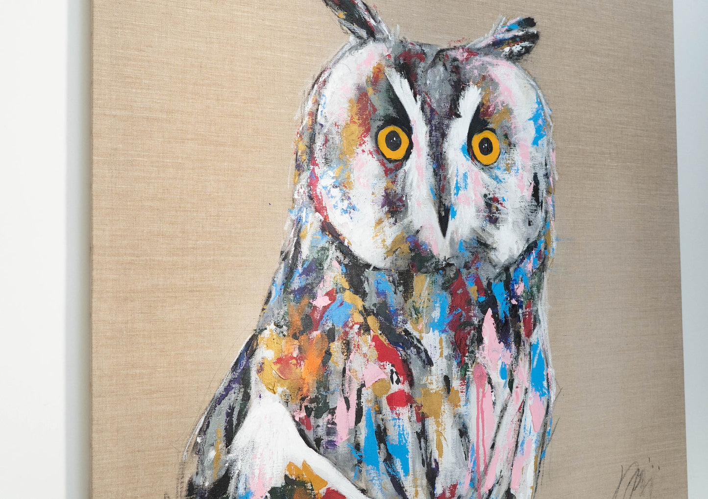 owl contemporary painting art