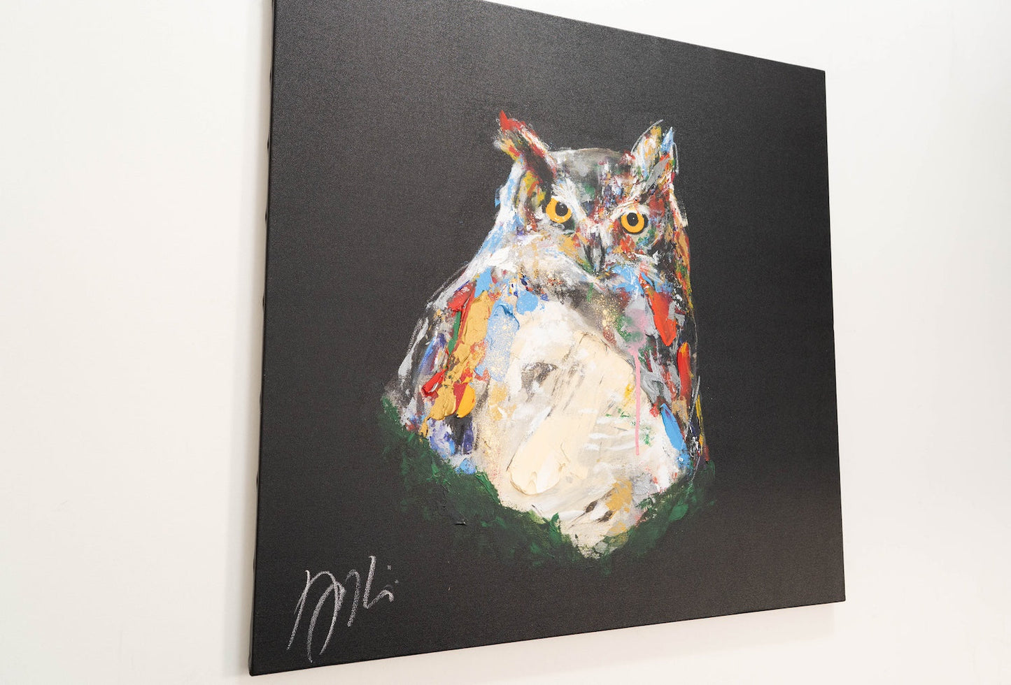 owl contemporary painting art