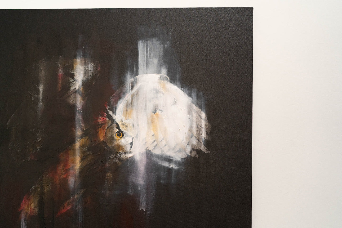 owl contemporary painting art