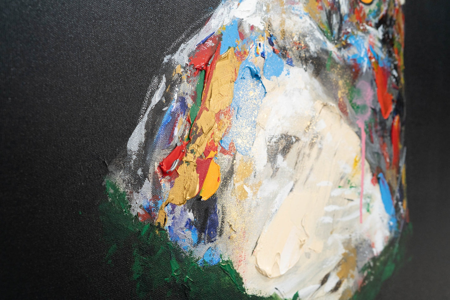 owl contemporary painting art
