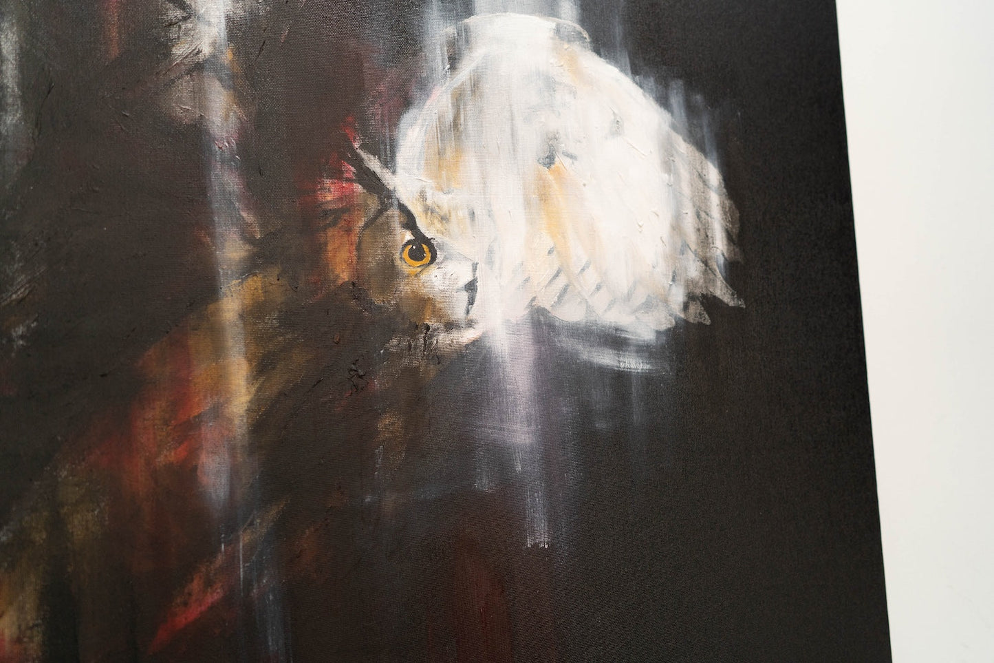 owl contemporary painting art