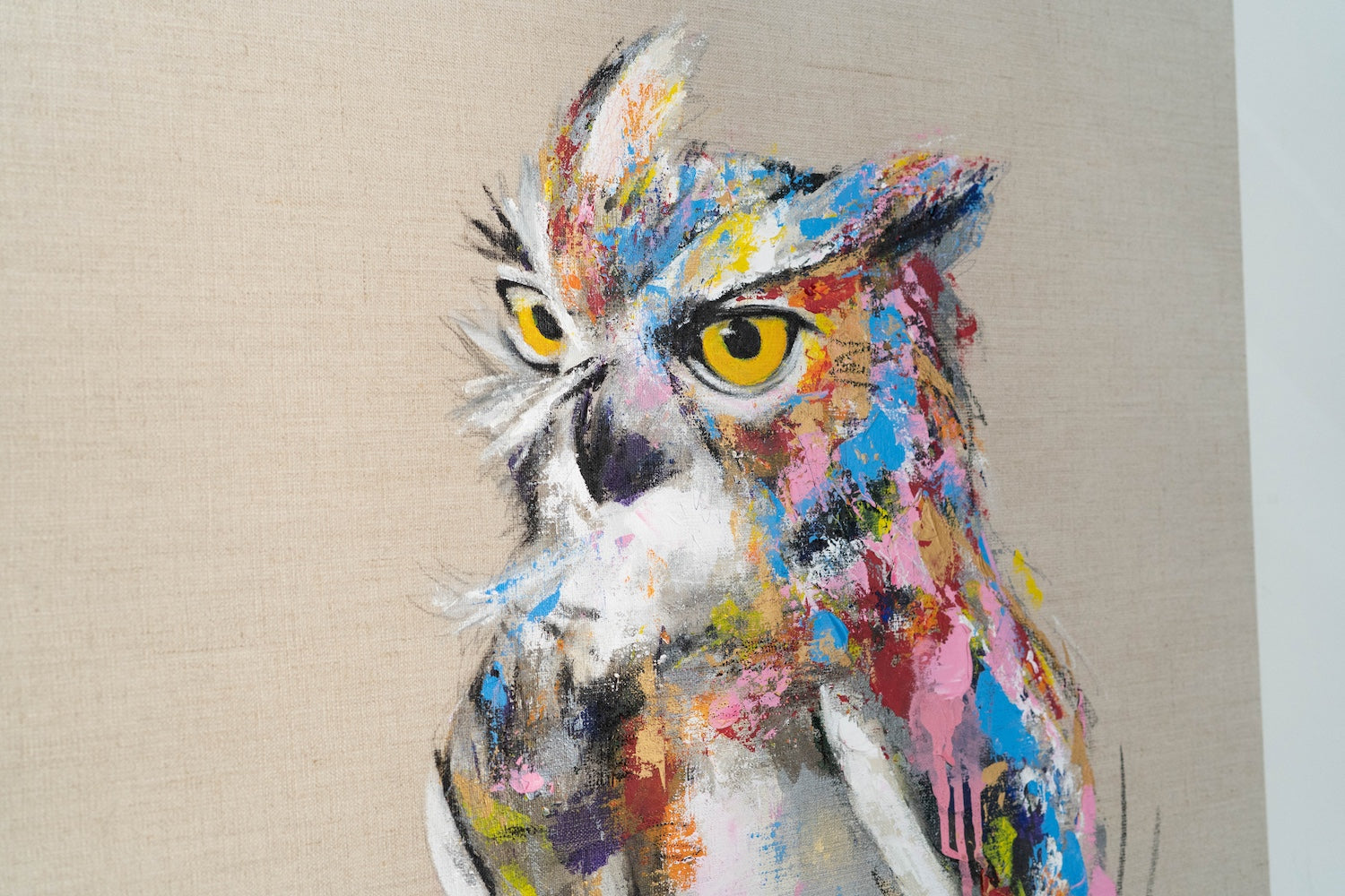 owl contemporary painting art