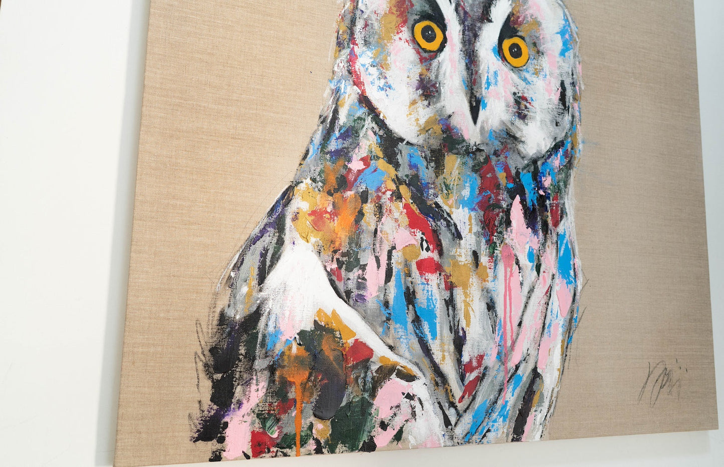 owl contemporary painting art