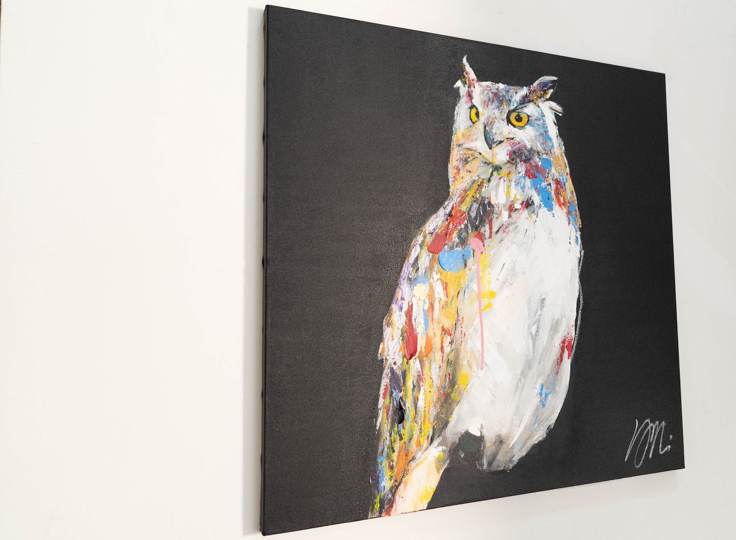 owl contemporary painting art