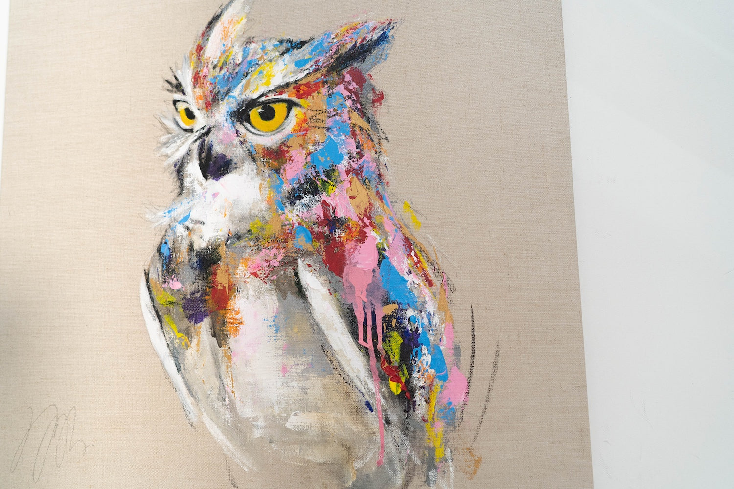 owl contemporary painting art