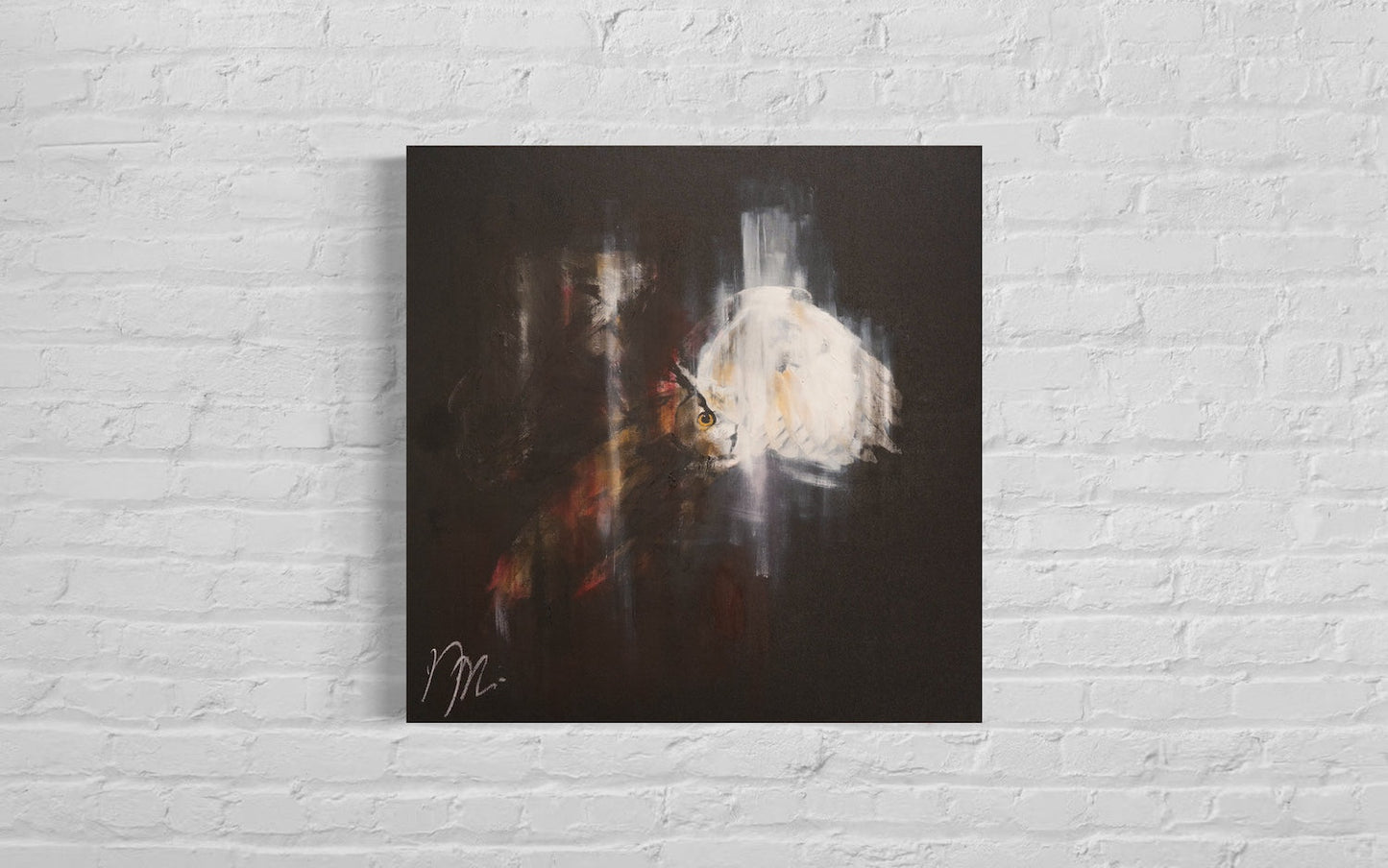 owl contemporary painting art