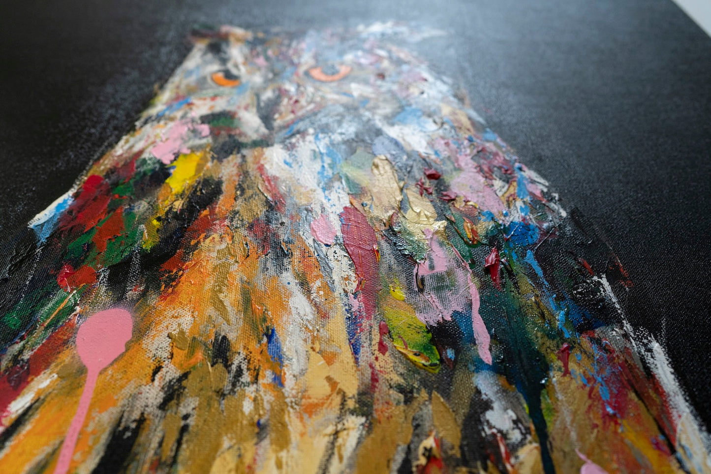 owl contemporary painting art