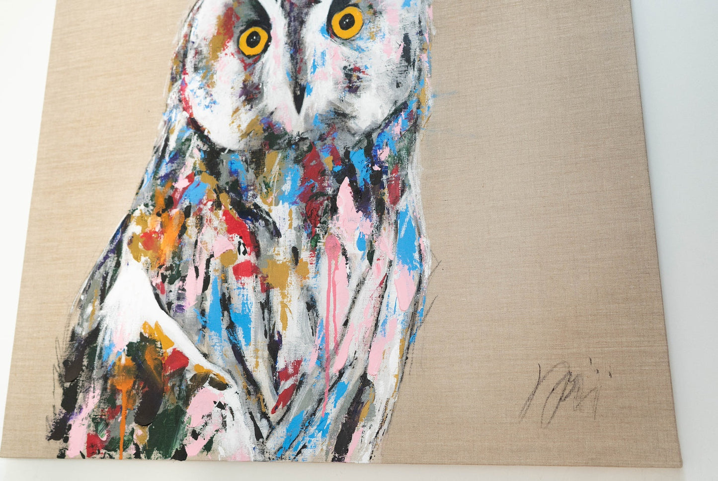 owl contemporary painting art
