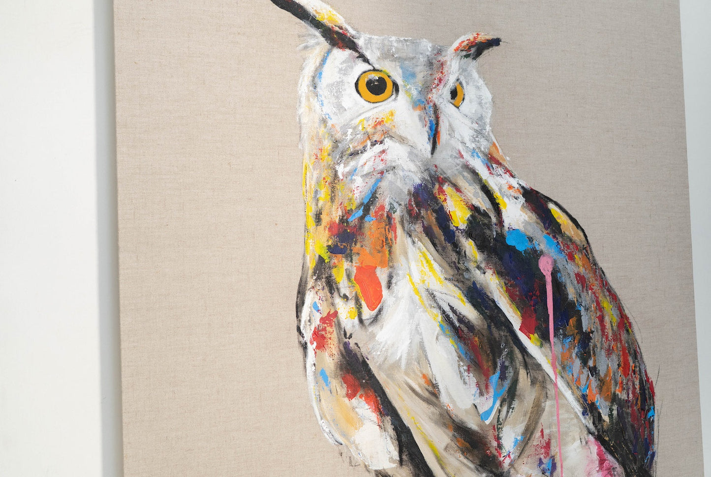 owl contemporary painting art