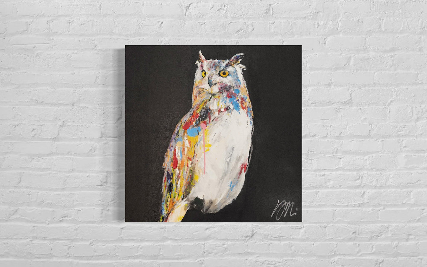 owl contemporary painting art
