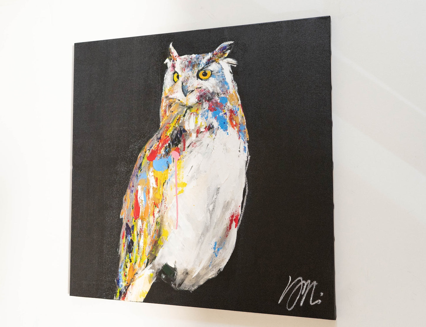 owl contemporary painting art