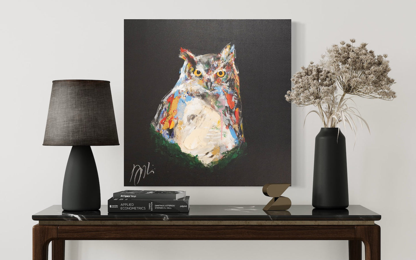 owl contemporary painting art