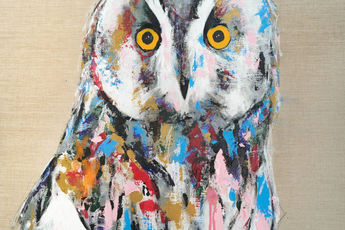 owl contemporary painting art